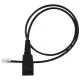 Cablu Adaptor Jabra QD Cord la conector RJ10, 0.5m