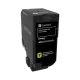 Cartus toner Lexmark 74C2SY0 Yellow, 7000 pagini