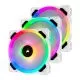 Ventilator Corsair LL120 White RGB LED 120mm Three Fan Pack