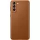 Husa Leather Cover Samsung Pentru Samsung Galaxy S21 Plus, Maro