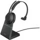 Casti Jabra Evolve2 65, Mono, USB-A, UC, Stand, Negru