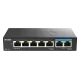 Switch D-Link DMS-107, fara management, fara PoE, 7x2500Mbps-RJ45