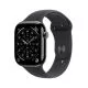 Smartwatch Apple Watch 11 GPS + Cellular, 42mm, Carcasa Slate Titanium, Bratara Black Sport Band - S/M