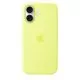Husa de protectie Apple cu MagSafe pentru iPhone 17, Silicon, Neon Yellow