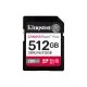 Card de memorie Kingston Canvas React Plus, 512GB, SDXC, UHS-II, U3, V60