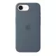 Husa de protectie Apple Silicone Case cu MagSafe pentru iPhone 17e, Silicon, Anchor Blue