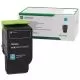 Cartus toner Lexmark 75M20C0, 2000 pagini, Return Program, Cyan