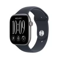 Smartwatch Apple Watch 12 GPS + Cellular, 46mm, Carcasa Space Grey Aluminium, Bratara Navy Blue Sport Band - S/M