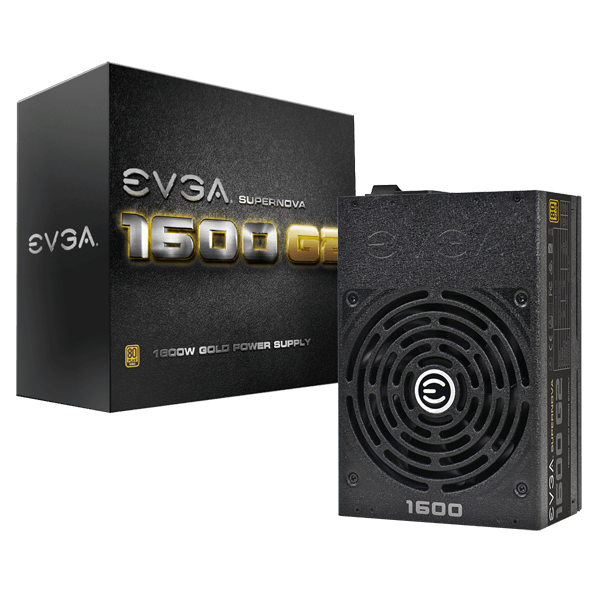 EVGA 120-G2-1600-X2 SuperNOVA 1600 G2, 80+ GOLD 1600W, Fully Modular, 10 Year Warranty, Includes FREE Power On Self Tester Power Supply 120-G2-1600-X2 (EU)