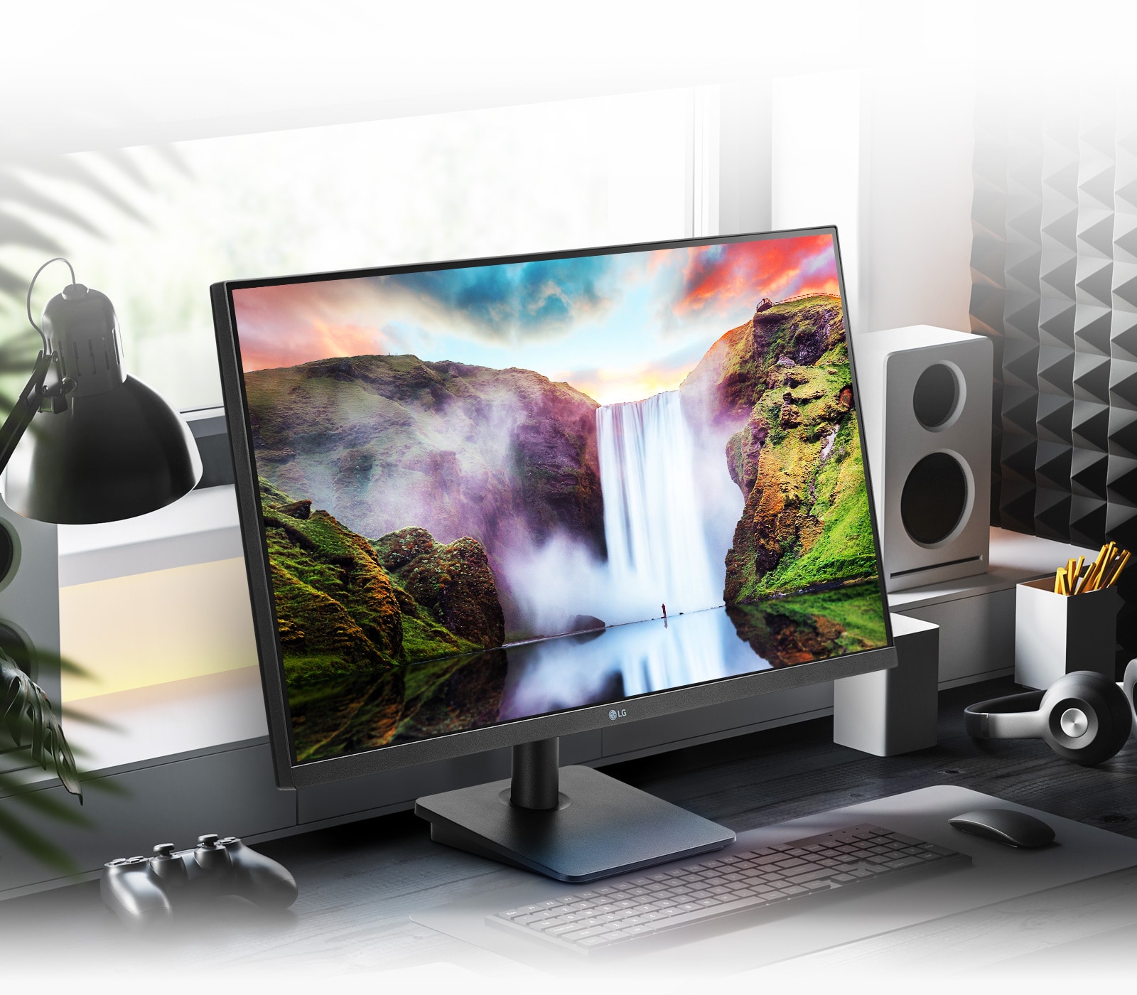 Afisaj LG IPS Full HD: Culoare adevarata la unghi larg.